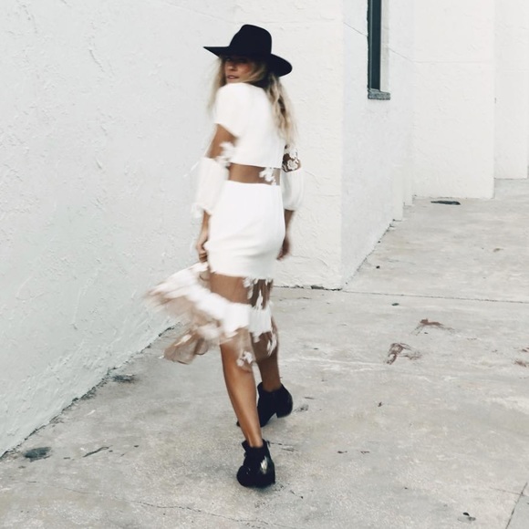 RARE For Love & Lemons Eva Midi Dress - Picture 6 of 13